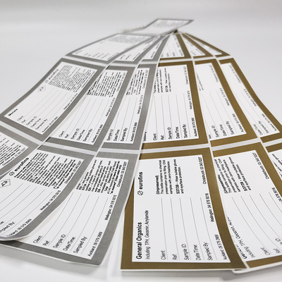 Carta autoadesiva del vinile del vinile della laminazione di carta lucida rettangolare dell'autoadesivo BOPP
