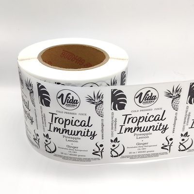 Autoadesivo impermeabile lucido del vinile di Matte Laminate White Label Cosmetics lucido