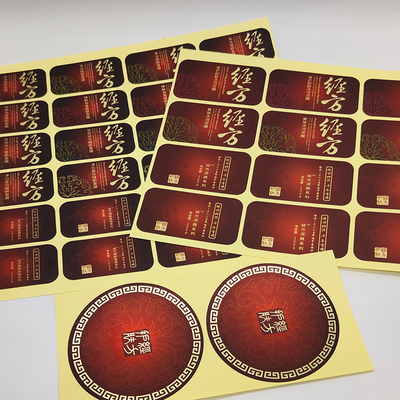 Cosmetici dell'etichetta del nero del gel BOPP di Matte Lamination Cosmetic Sticker Labels