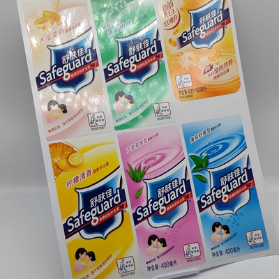ANIMALE DOMESTICO Matte Pantone Hand Sanitizer Labels delle etichette dei prodotti chimici di BOPP