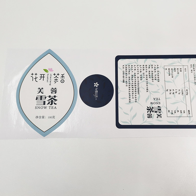 Etichette cosmetiche impermeabili di BOPP che verniciano la carta lucida dell'autoadesivo del vinile di CMYK