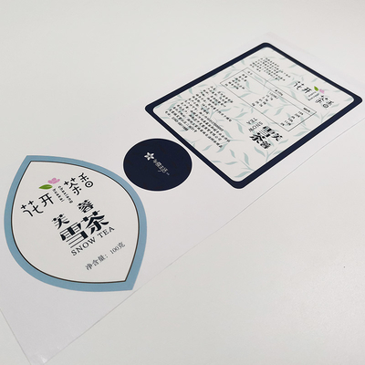 Etichette cosmetiche impermeabili di BOPP che verniciano la carta lucida dell'autoadesivo del vinile di CMYK