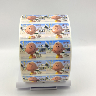 Carta sintetica dell'autoadesivo degli autoadesivi CMYK di Matte Lamination Self Adhesive Label