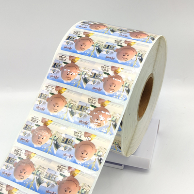 Carta sintetica dell'autoadesivo degli autoadesivi CMYK di Matte Lamination Self Adhesive Label