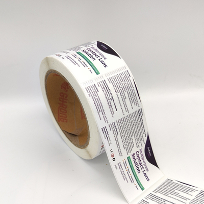 Flexo che stampa il rotolo dell'etichetta adesiva del film di Matte Sticker Paper Rectangular BOPP