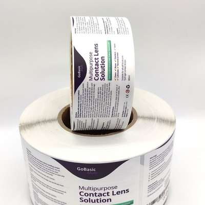 Flexo che stampa il rotolo dell'etichetta adesiva del film di Matte Sticker Paper Rectangular BOPP