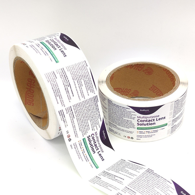 Carta laminata di carta stampata dell'autoadesivo dell'autoadesivo adesivo BOPP della bottiglia del pacchetto 30ml