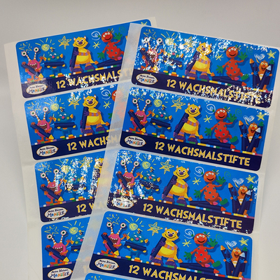 Gli autoadesivi dell'etichetta adesiva del film di BOPP verniciano Matte Laminated Sticker Paper lucido