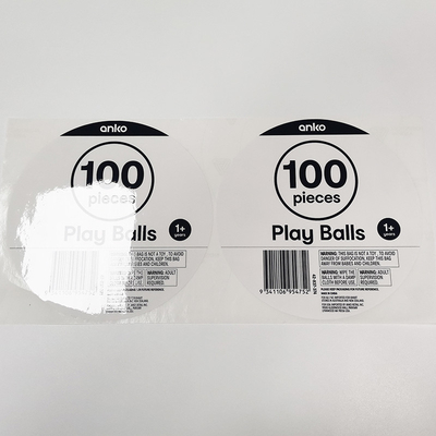 Verniciando gli autoadesivi d'imballaggio Matte Waterproof Paper Vinyl rettangolare dell'etichetta