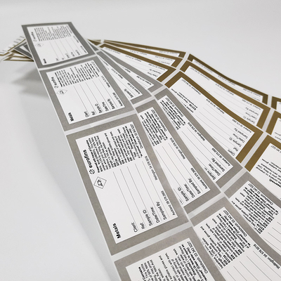 Carta autoadesiva del vinile del vinile della laminazione di carta lucida rettangolare dell'autoadesivo BOPP