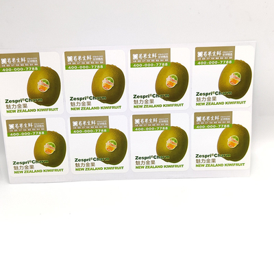 Etichette di scaffale di negozio di verdure di Pantone CMYK dell'etichetta del prodotto alimentare di BOPP