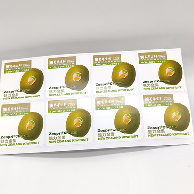 Etichette di scaffale di negozio di verdure di Pantone CMYK dell'etichetta del prodotto alimentare di BOPP