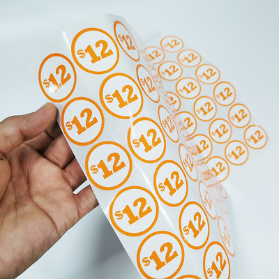 Carta lucida stampabile Matte Synthetic Promotional Labels Stickers del vinile di CMYK Digital