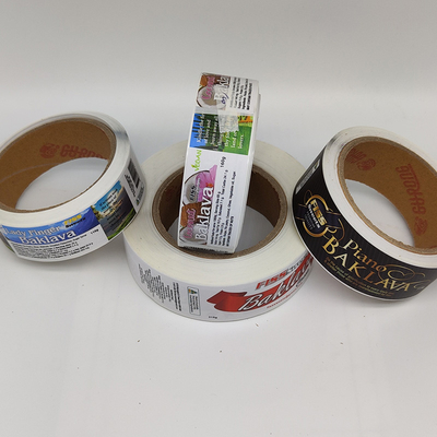 Etichette d'imballaggio dell'alimento del cioccolato stampabile smontabile impermeabile delle etichette