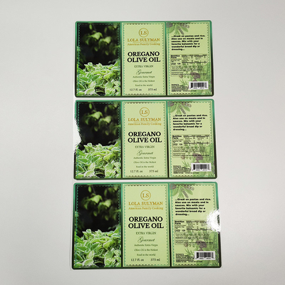 Etichette adesive CMYK laminato lucido dell'alimento di BOPP che stampano l'autoadesivo del marchio della scatola