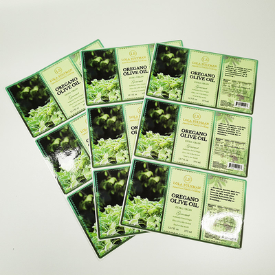 Le etichette nere di Logo Printed Food Packaging Roll di forma circolare progettano