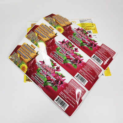 La salsa stampabile delle etichette adesive del film di BOPP stona gli autoadesivi di CMYK per alimento d'imballaggio