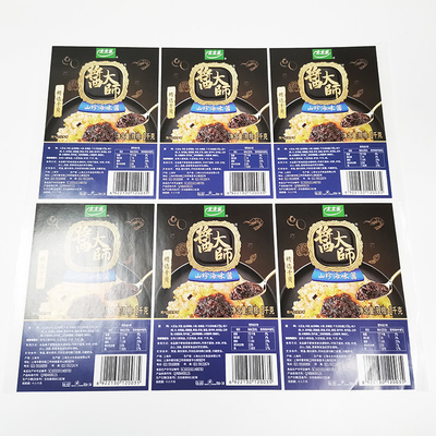 Etichette autoadesive stampabili di Matte Food Pack Label CMYK BOPP dei semi