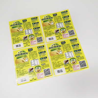 Avery Paper Food Adhesive Labels che condisce le etichette del prodotto alimentare di CMYK