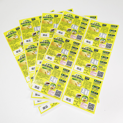 Avery Paper Food Adhesive Labels che condisce le etichette del prodotto alimentare di CMYK