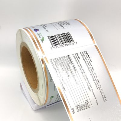 Il prodotto cosmetico della pergamina sottile identifica CMYK carta brillante stampabile dell'autoadesivo