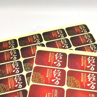 Cosmetici dell'etichetta del nero del gel BOPP di Matte Lamination Cosmetic Sticker Labels