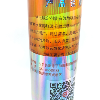 Laser Vial Hologram Waterproof Sticker Labels delle etichette di sicurezza chimica di CMYK