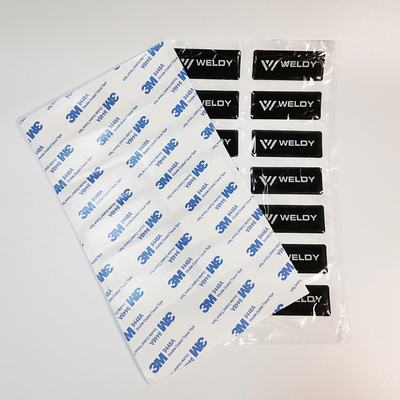 Adesivi epossidici personalizzati con colla 3M di forma regolare per pubblicità promozionale