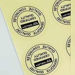 Gli autoadesivi su ordinazione materiali dell'etichetta adesiva del chiaro vinile riveste la stampa di Flexo
