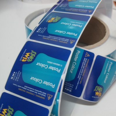 Etichette adesive con supporto a pellicola per imballaggi di carta versatili