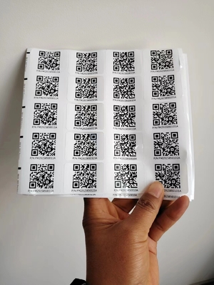 Kiss Cut Diverse Dimensioni Custom Smart Qr Adesivo Etichette Adesivi
