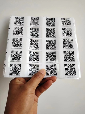 Kiss Cut Diverse Dimensioni Custom Smart Qr Adesivo Etichette Adesivi