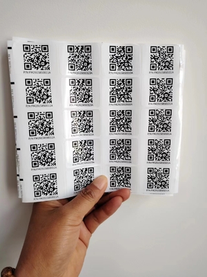 Kiss Cut Diverse Dimensioni Custom Smart Qr Adesivo Etichette Adesivi