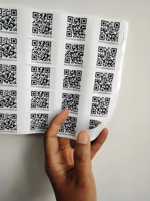 Kiss Cut Diverse Dimensioni Custom Smart Qr Adesivo Etichette Adesivi