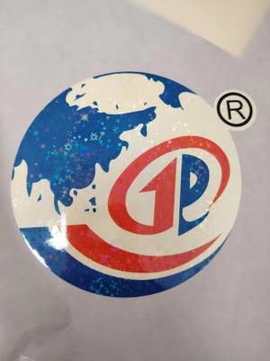 Easy Peel Holographic Seal Stickers UV Resist Printing Durable Waterproof Laser Label per il logo