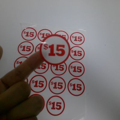 Etichette di prezzi impermeabili per ogni tipo di pavimento,supermercato