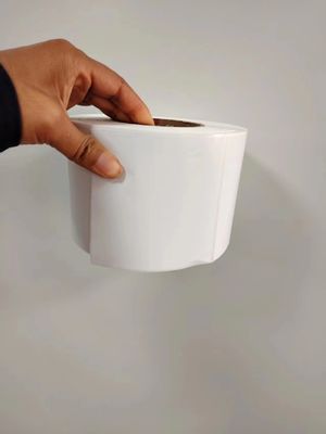 Carta termica Etichette di imballaggio Adesivi rettangolari Matte Carta impermeabile vinile