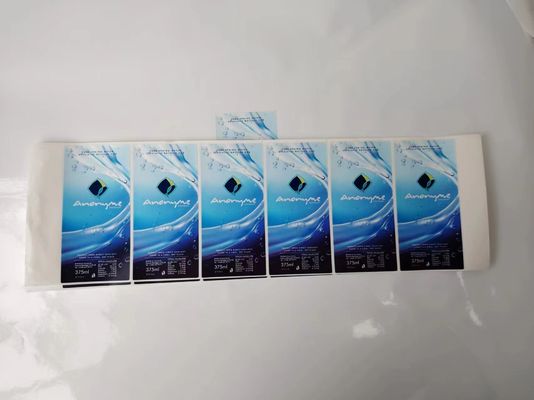 Adesivi personalizzabili in foglio a rotolo con forma tagliata adesivi per imballaggi con trasferimento termico